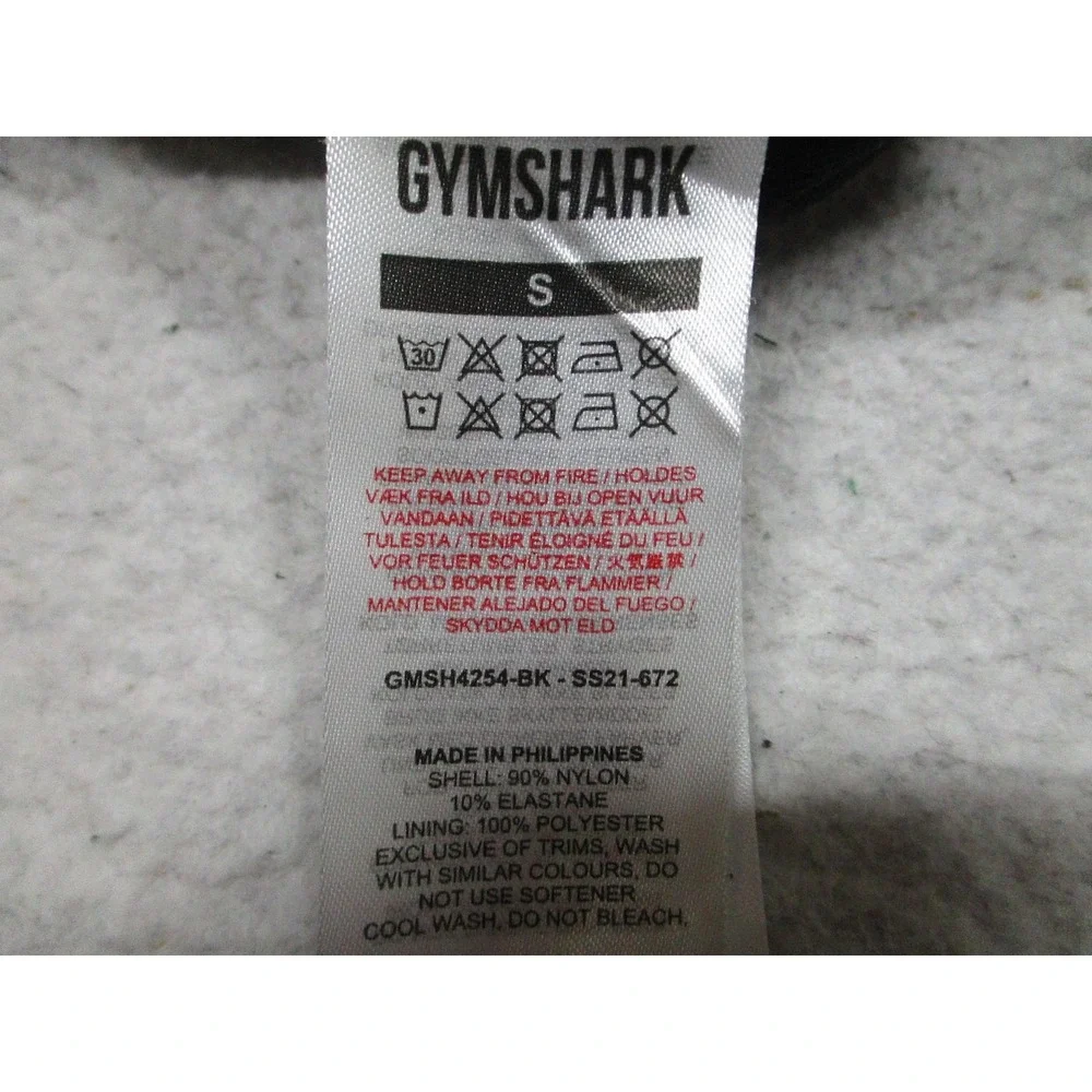 Gymshark Shorts Mens S Black Mesh Athletic Gym Training‎ Basketball Zip Pockets